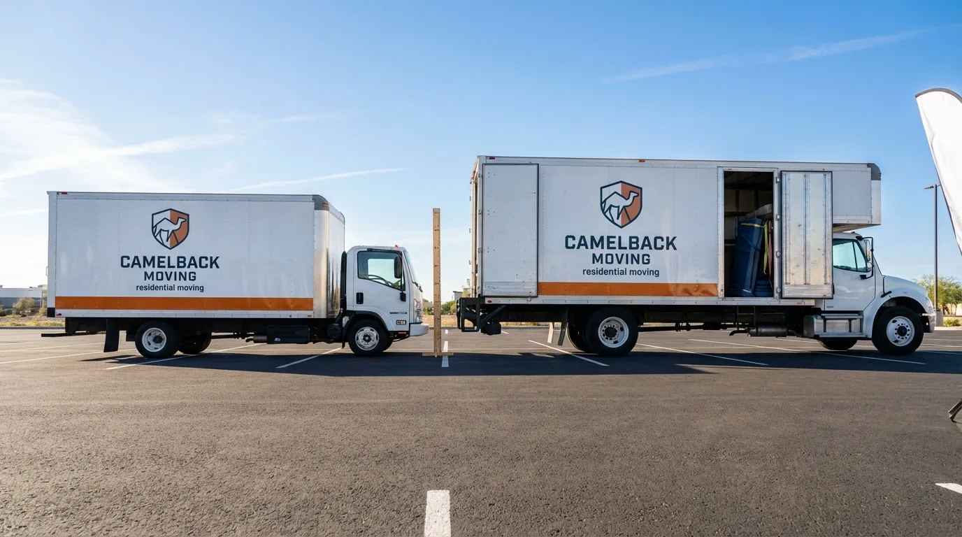 Moving truck size capacity guide in Island Heights